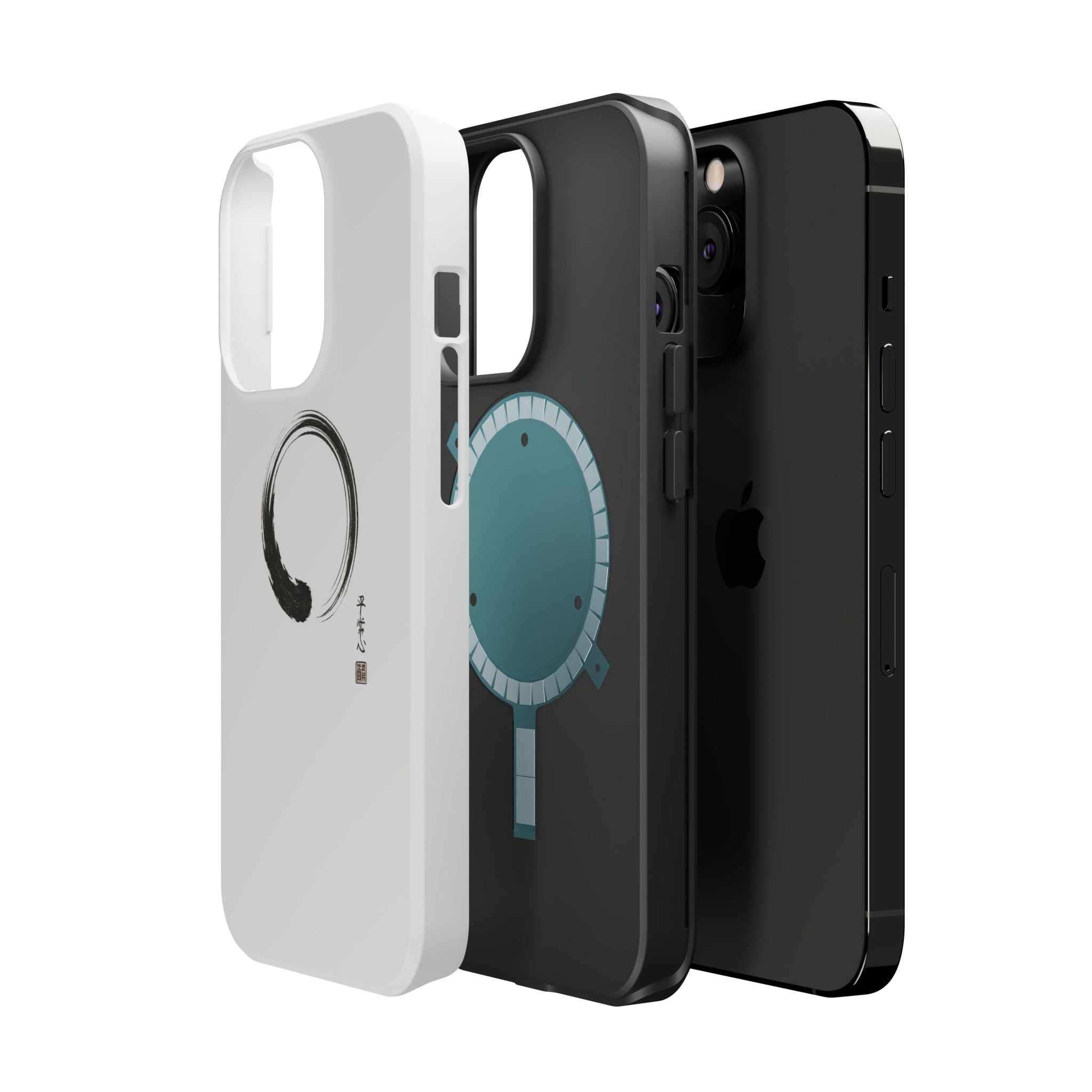 Zen Brush Enso Phone Case — Magnetic Impact‑Resistant Protection