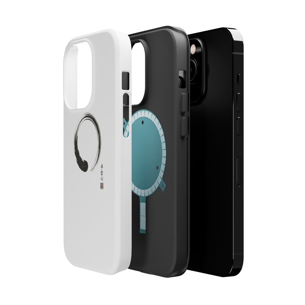 Zen Brush Enso Phone Case — Magnetic Impact‑Resistant Protection
