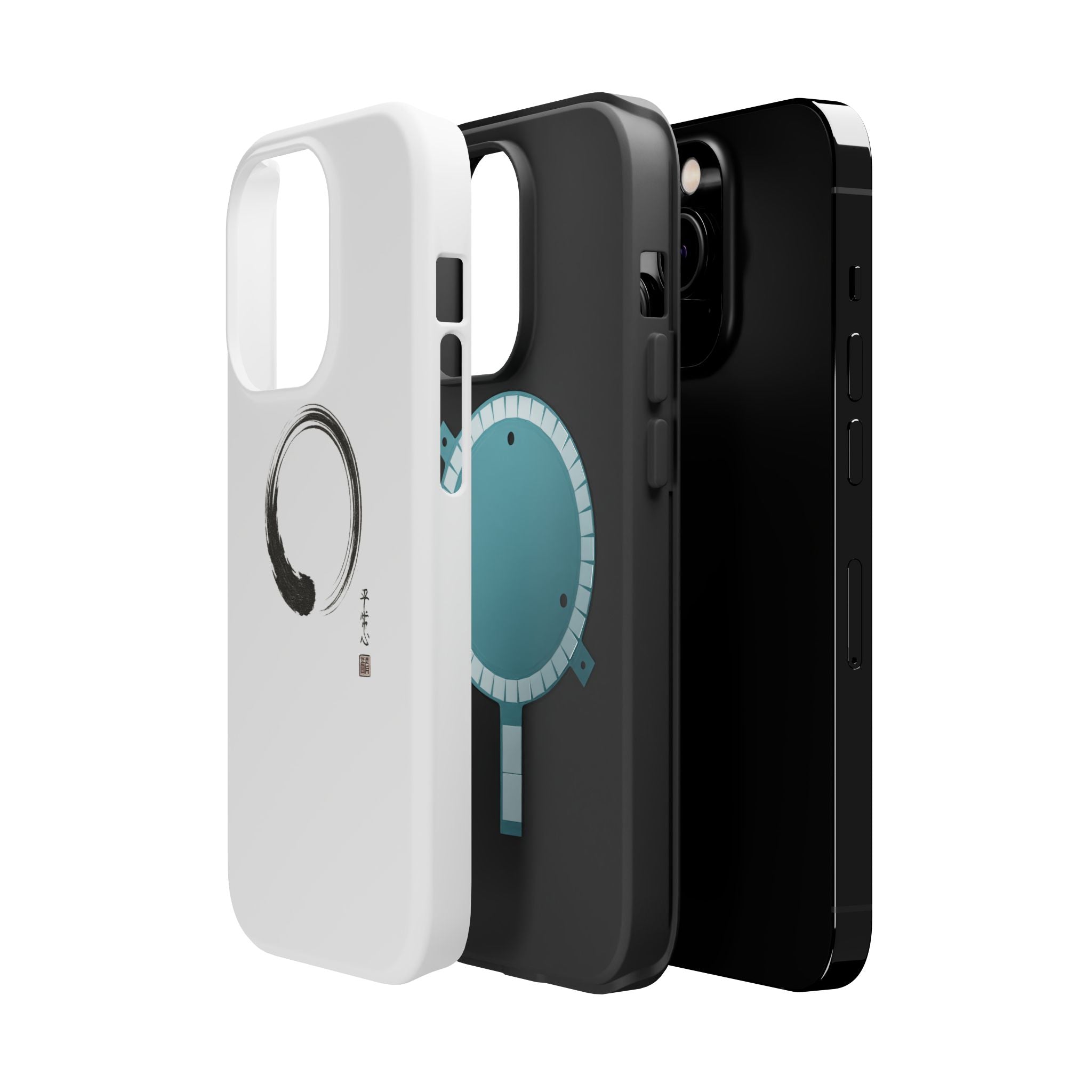 Zen Brush Enso Phone Case — Magnetic Impact‑Resistant Protection