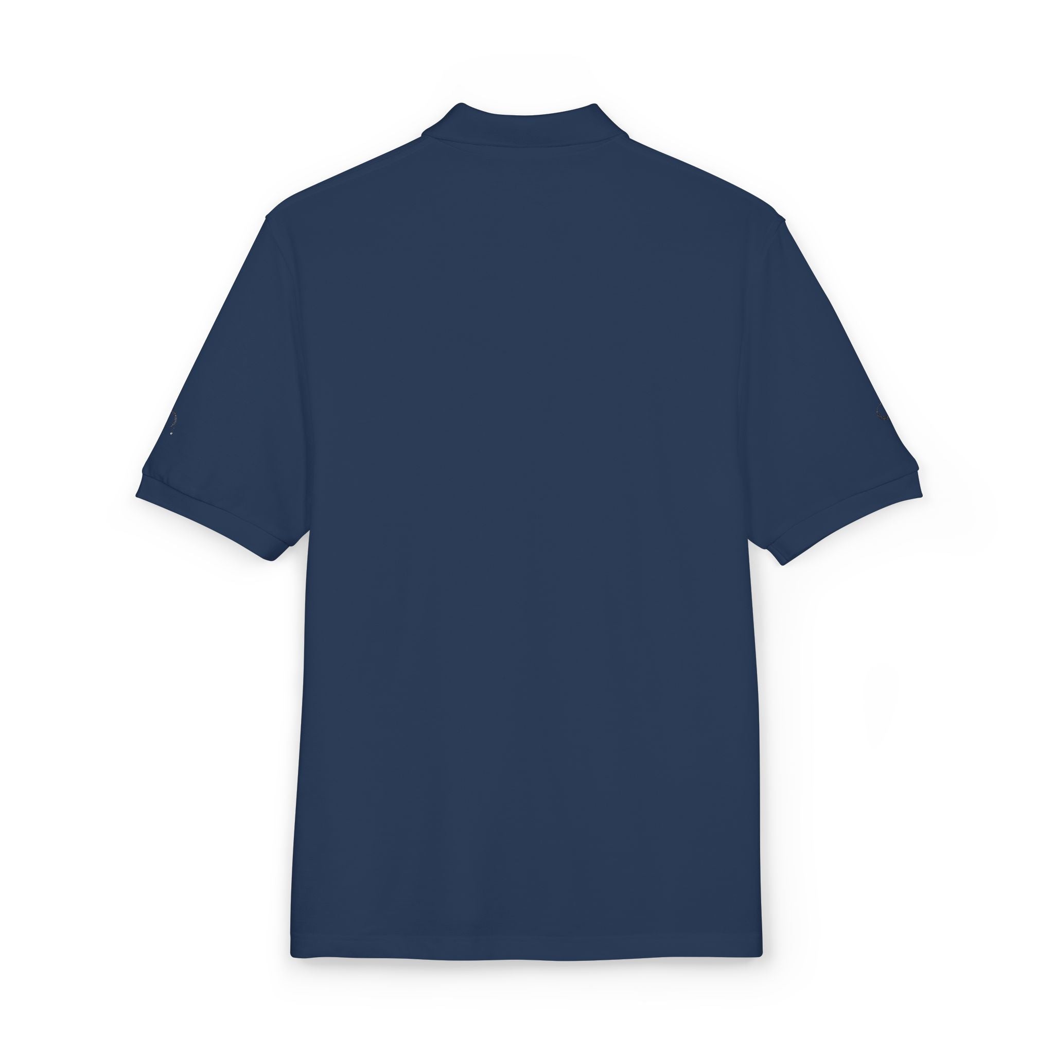 Embroidered Gold Flag Polo — Classic Golf & Casual Shirt