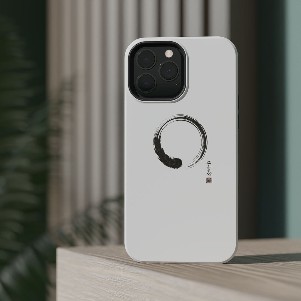 Zen Brush Enso Phone Case — Magnetic Impact‑Resistant Protection