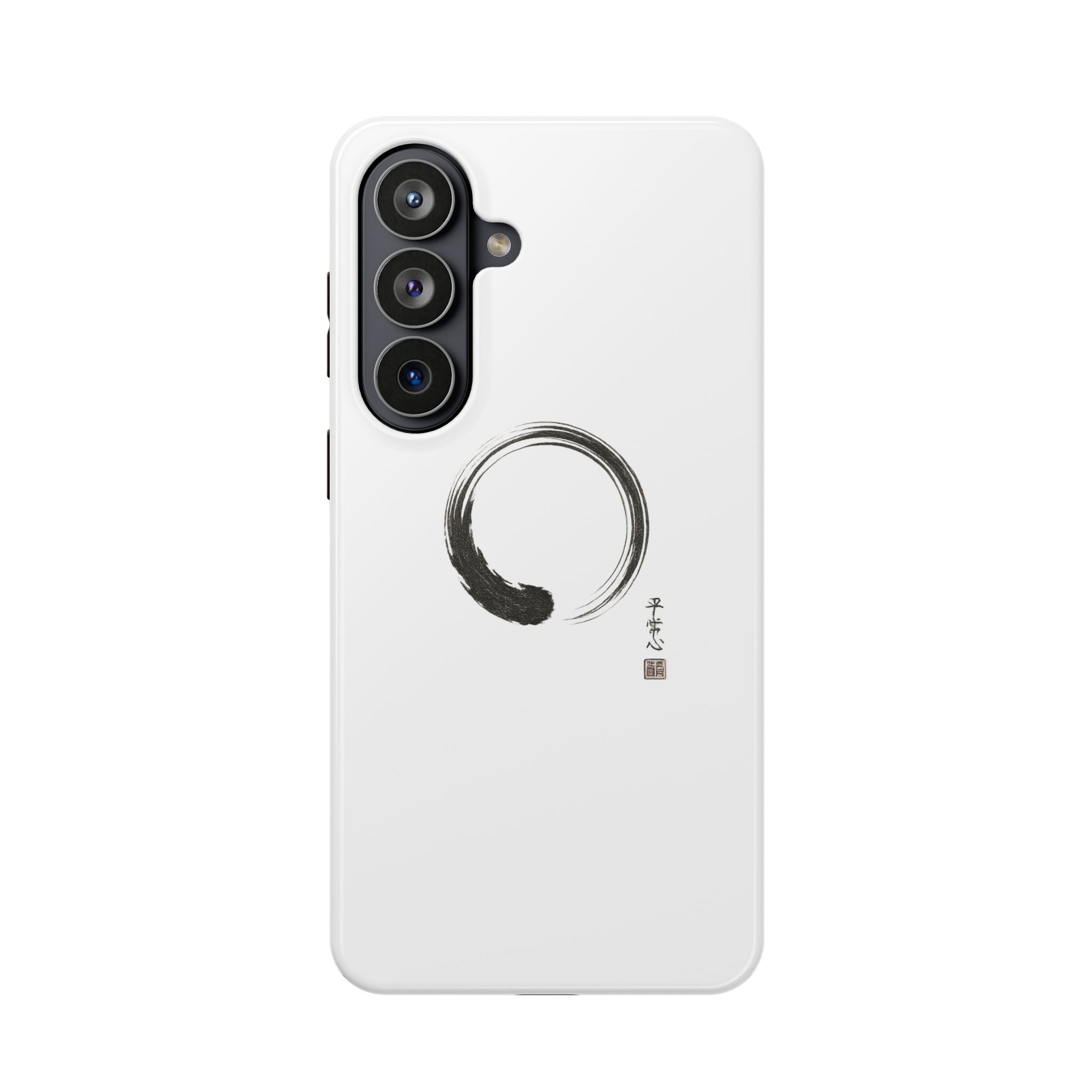 Zen Brush Enso Phone Case — Magnetic Impact‑Resistant Protection