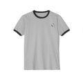 Zen Enso Ringer T-Shirt — Minimal Brush Circle Graphic