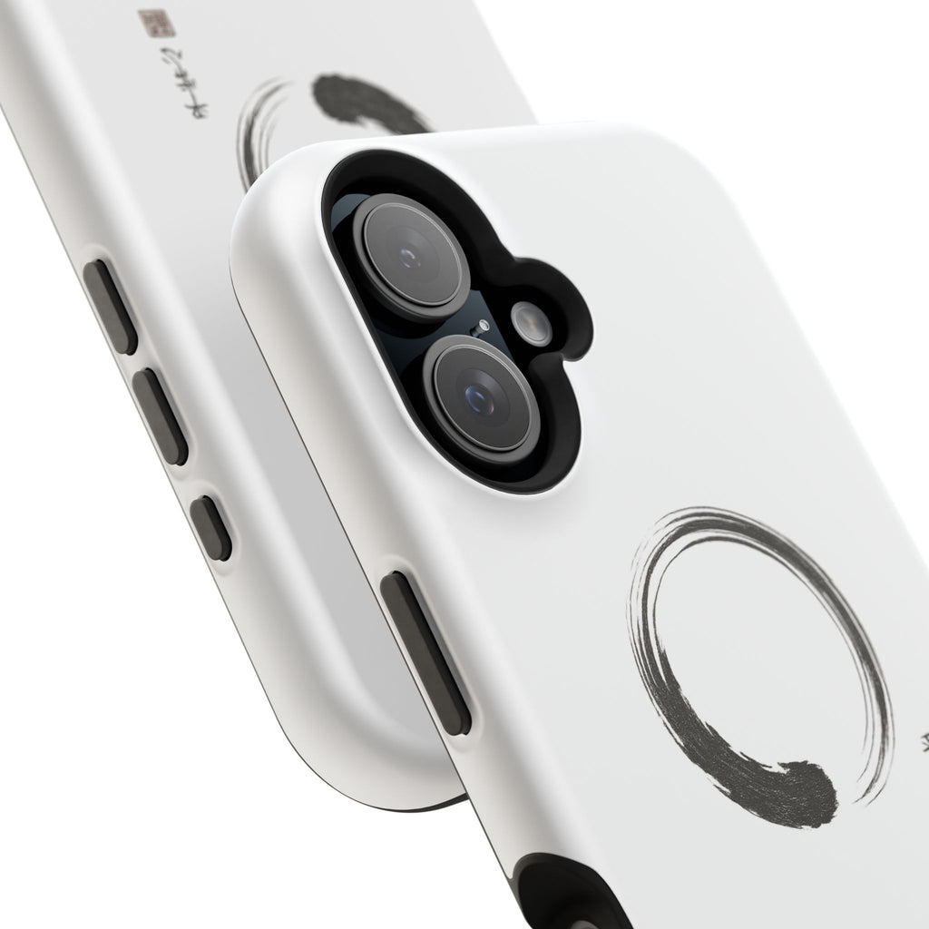 Zen Brush Enso Phone Case — Magnetic Impact‑Resistant Protection