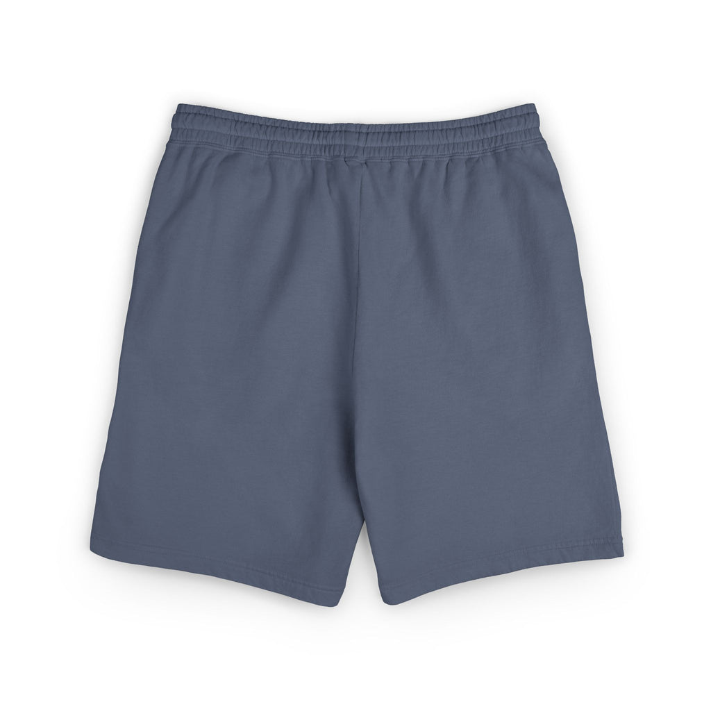Japanese Calligraphy Fleece Sweat Shorts — '武魂' Graphic Drawstring Lounge Shorts