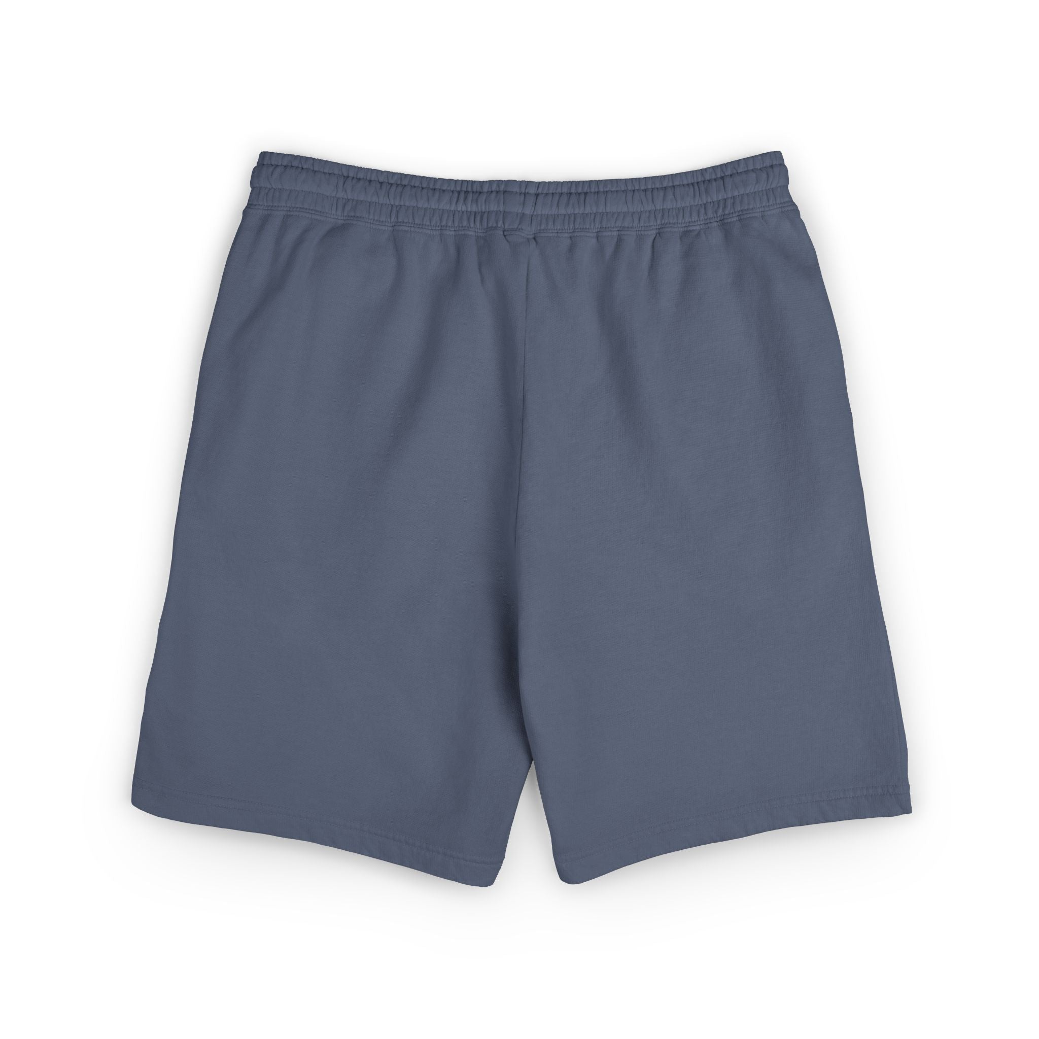 Japanese Calligraphy Fleece Sweat Shorts — '武魂' Graphic Drawstring Lounge Shorts