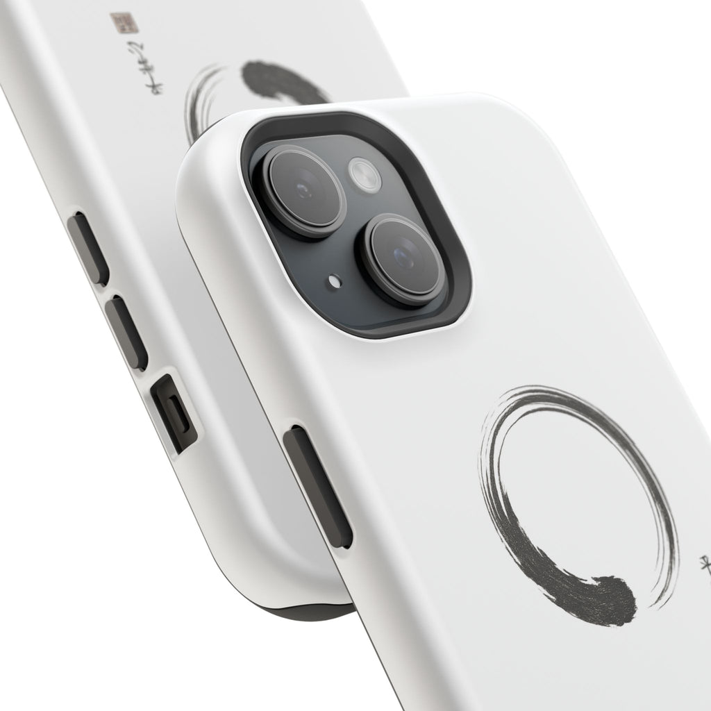 Zen Brush Enso Phone Case — Magnetic Impact‑Resistant Protection