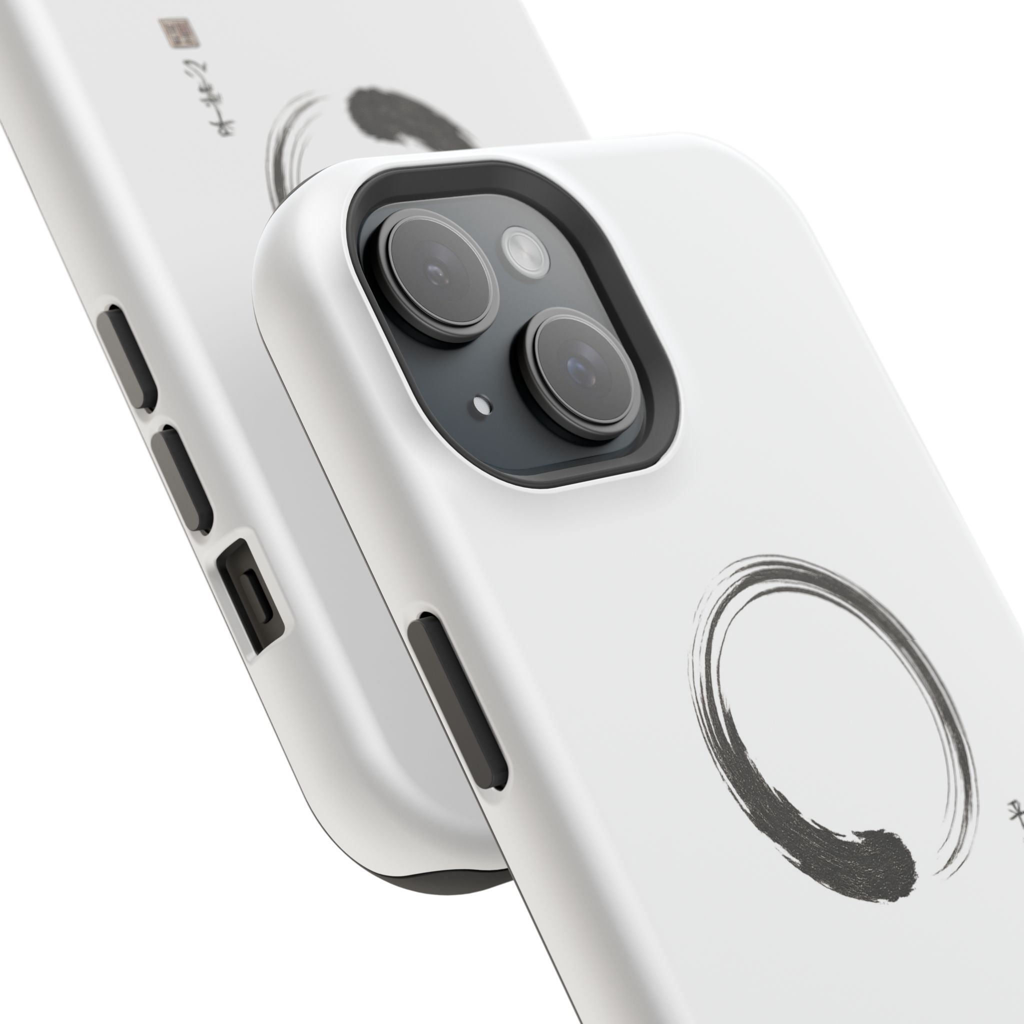 Zen Brush Enso Phone Case — Magnetic Impact‑Resistant Protection