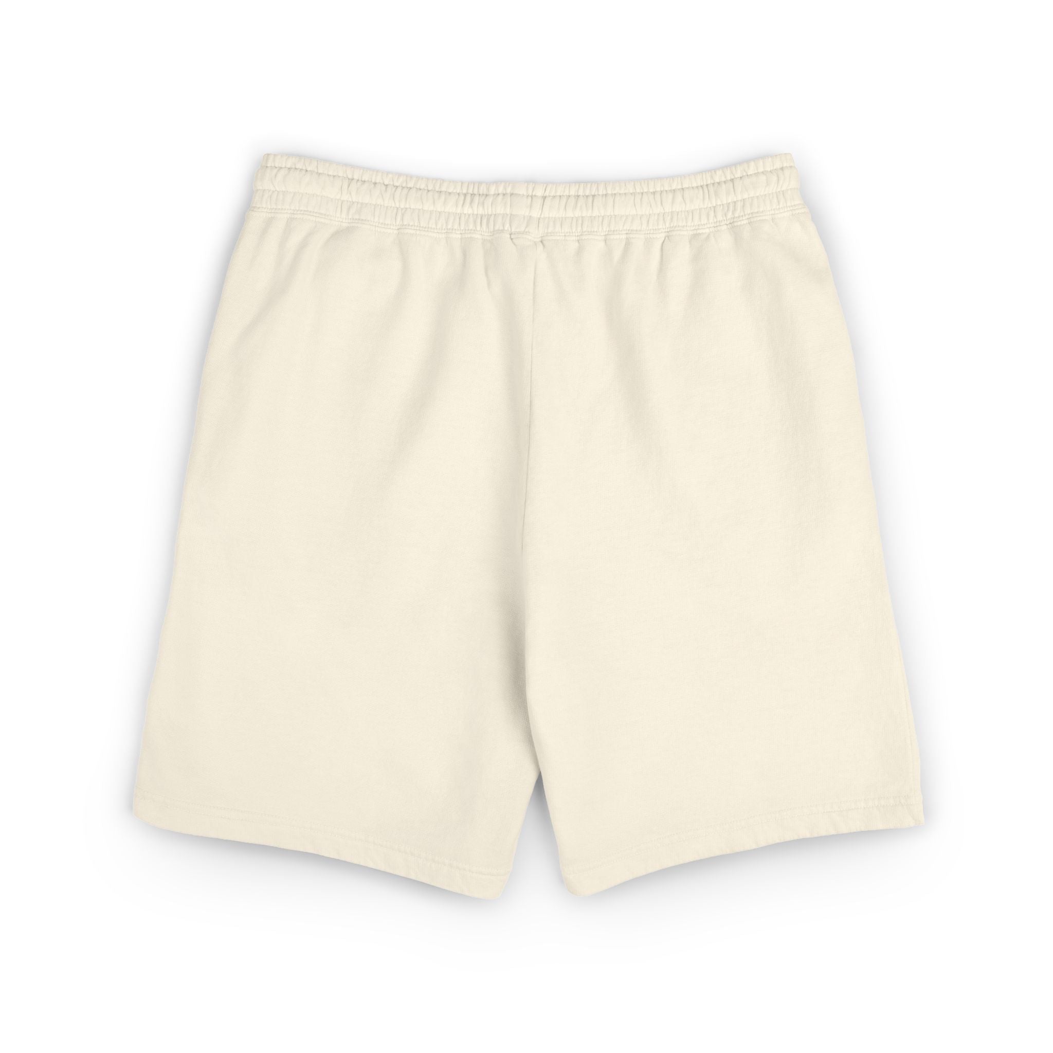 Japanese Calligraphy Fleece Sweat Shorts — '武魂' Graphic Drawstring Lounge Shorts