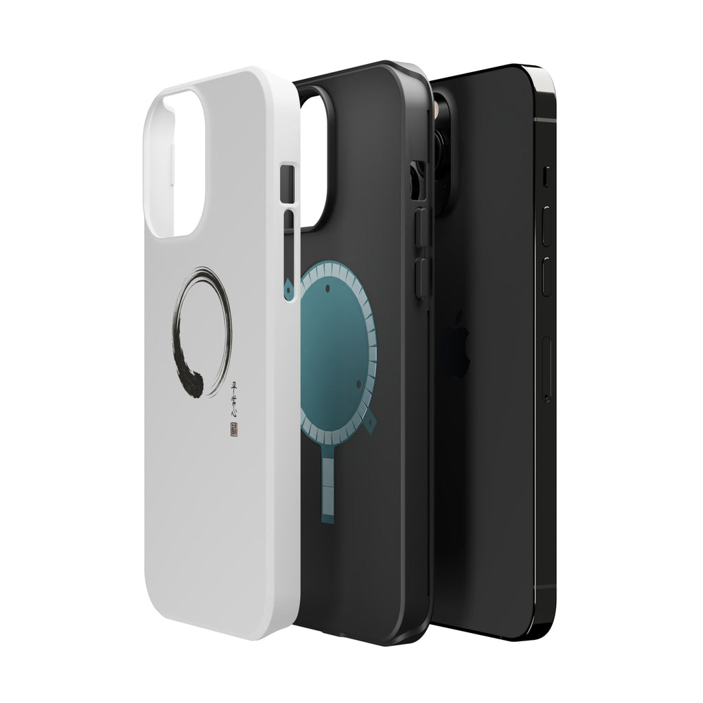 Zen Brush Enso Phone Case — Magnetic Impact‑Resistant Protection