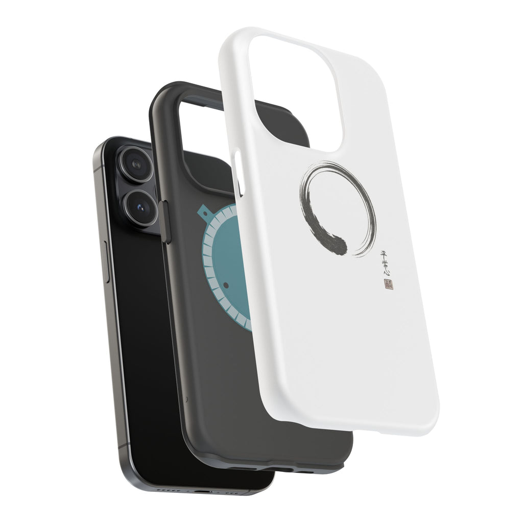 Zen Brush Enso Phone Case — Magnetic Impact‑Resistant Protection