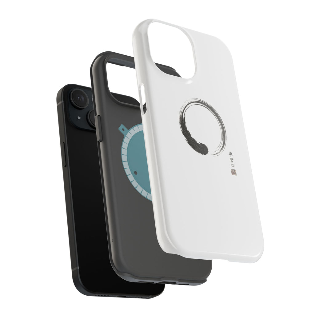 Zen Brush Enso Phone Case — Magnetic Impact‑Resistant Protection