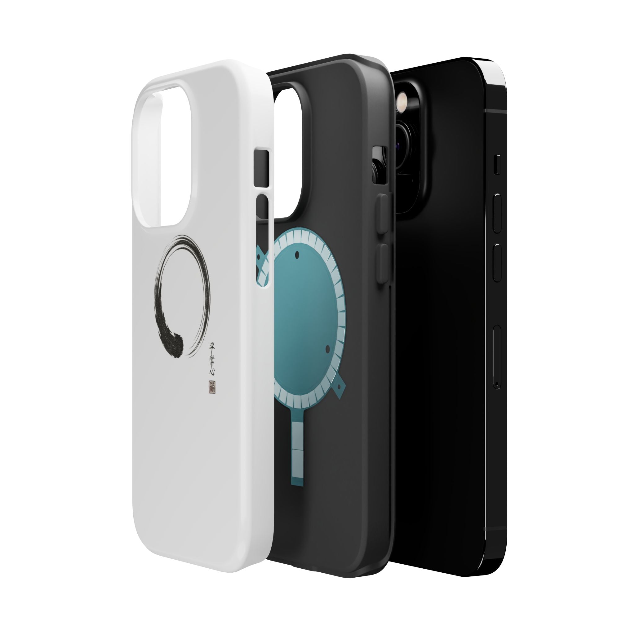 Zen Brush Enso Phone Case — Magnetic Impact‑Resistant Protection