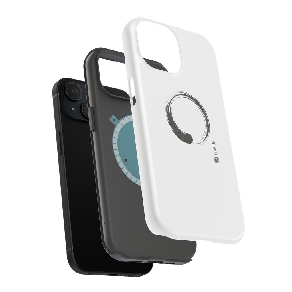 Zen Brush Enso Phone Case — Magnetic Impact‑Resistant Protection