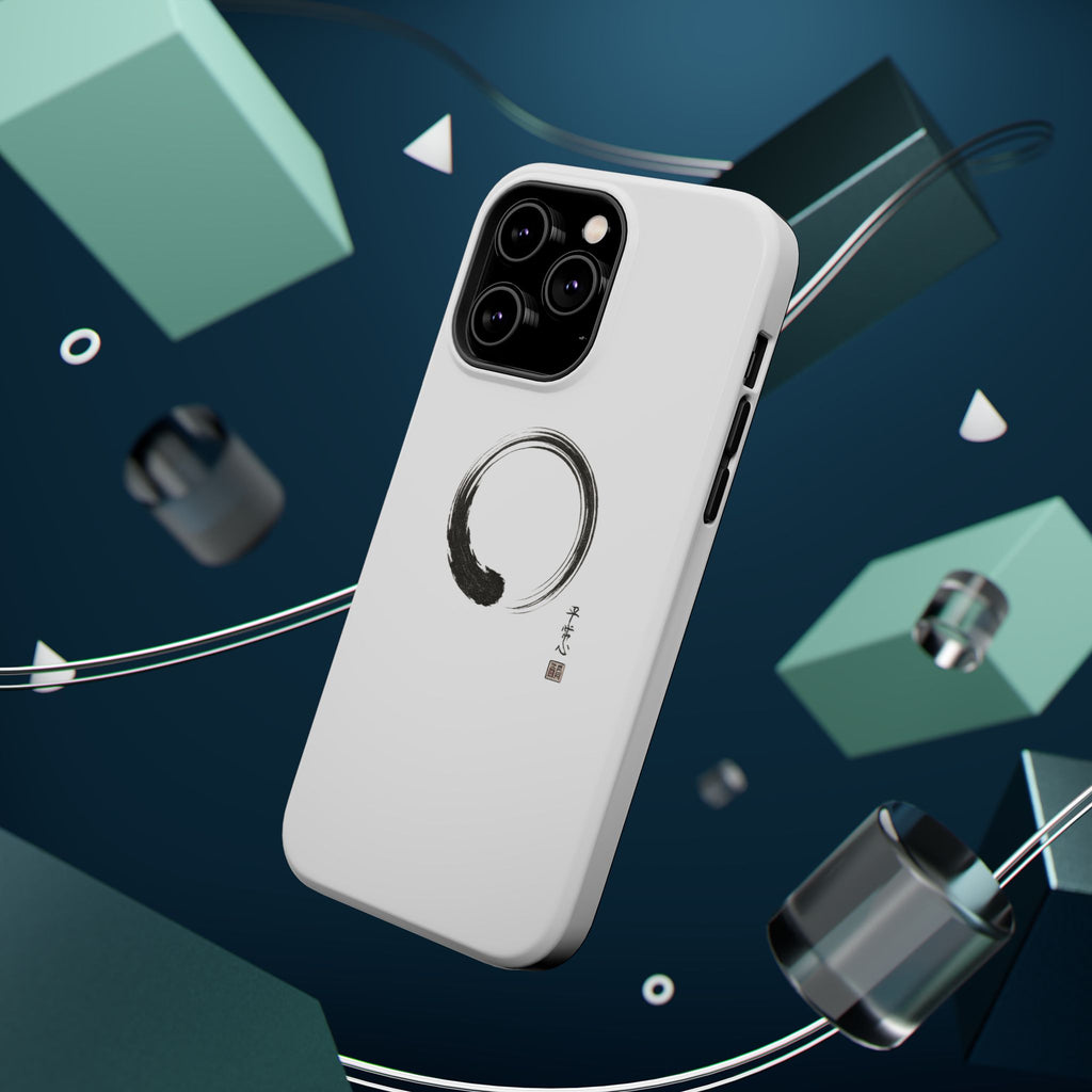 Zen Brush Enso Phone Case — Magnetic Impact‑Resistant Protection