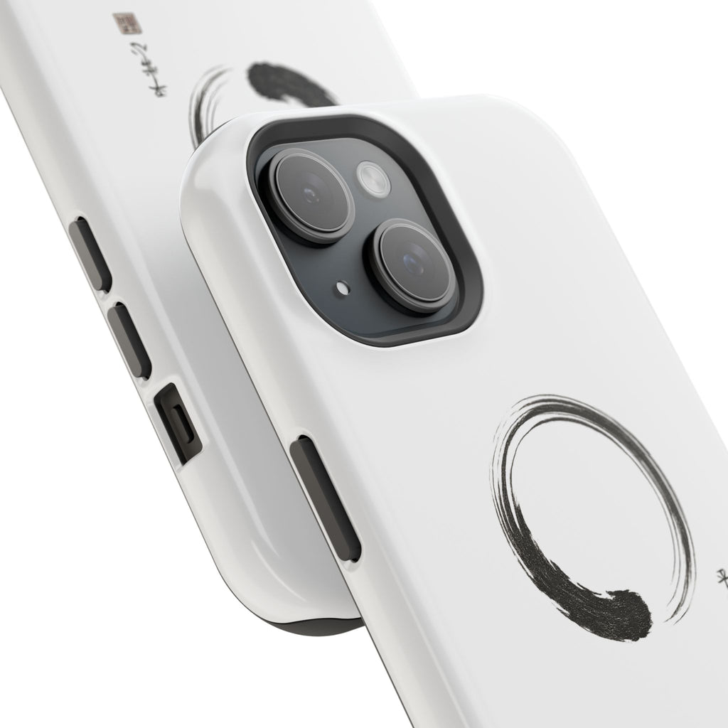 Zen Brush Enso Phone Case — Magnetic Impact‑Resistant Protection