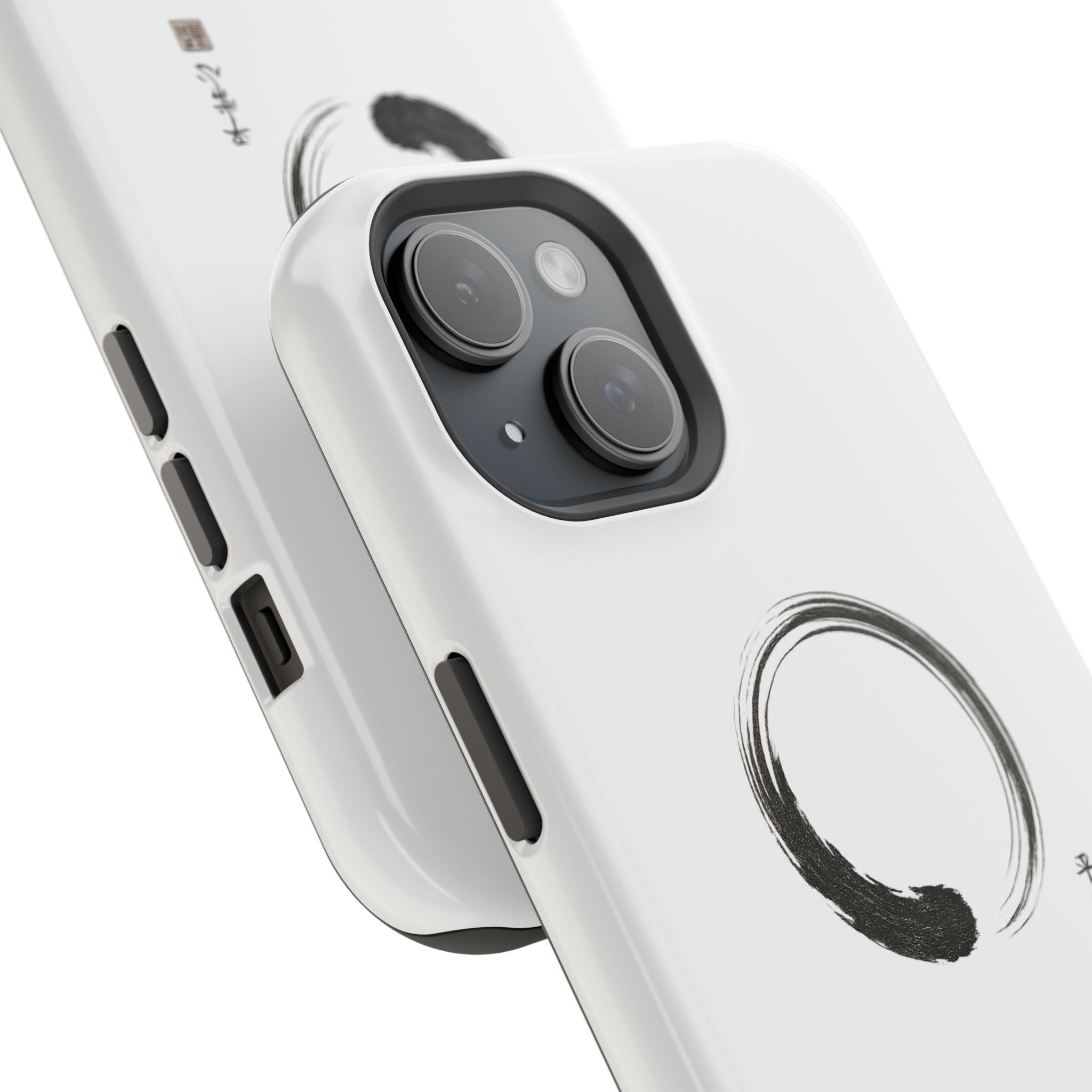 Zen Brush Enso Phone Case — Magnetic Impact‑Resistant Protection