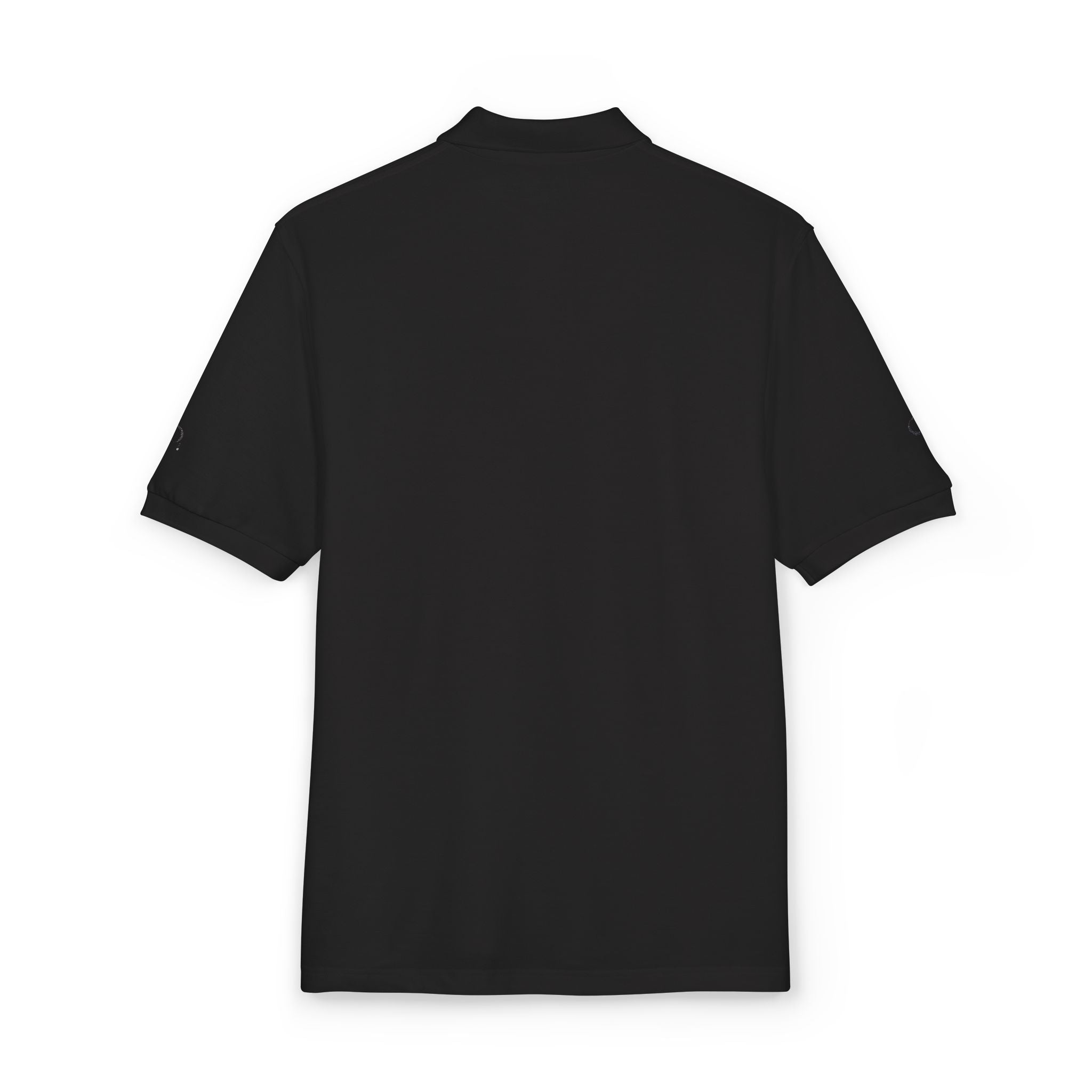 Embroidered Gold Flag Polo — Classic Golf & Casual Shirt