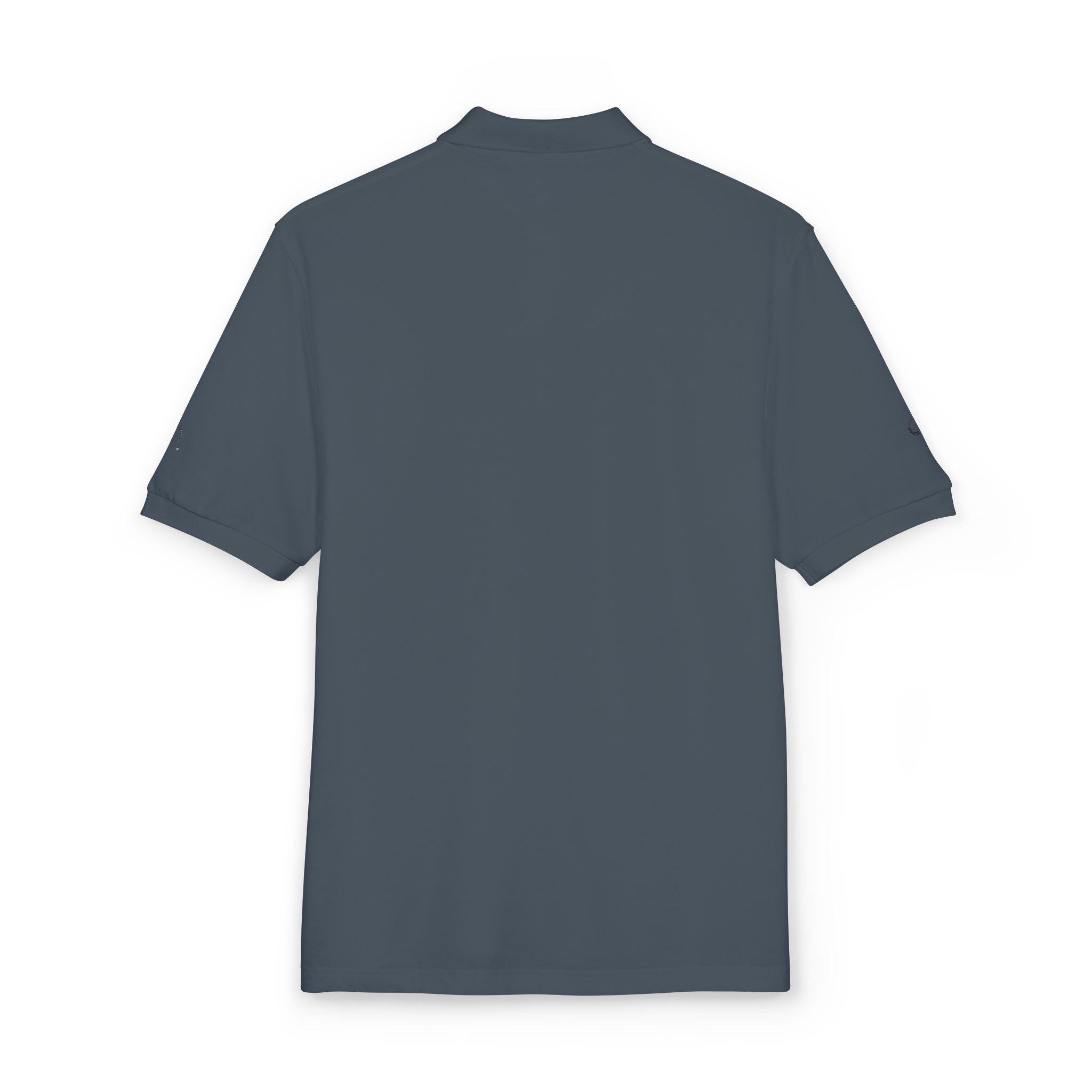 Embroidered Gold Flag Polo — Classic Golf & Casual Shirt