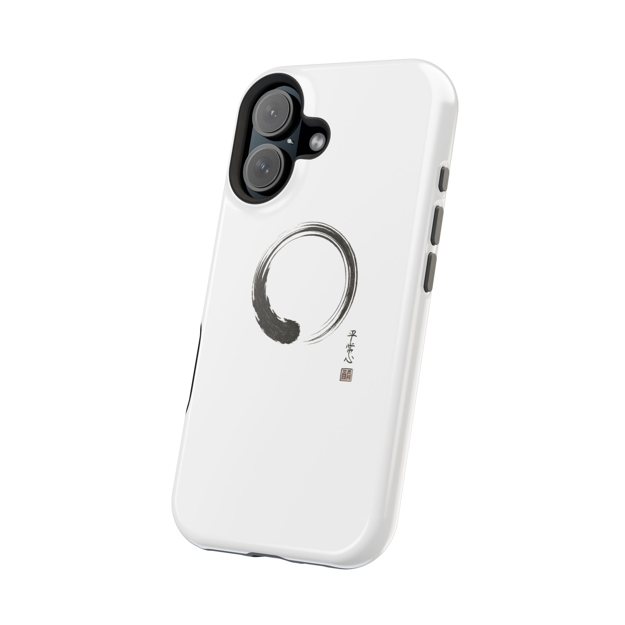 Zen Brush Enso Phone Case — Magnetic Impact‑Resistant Protection