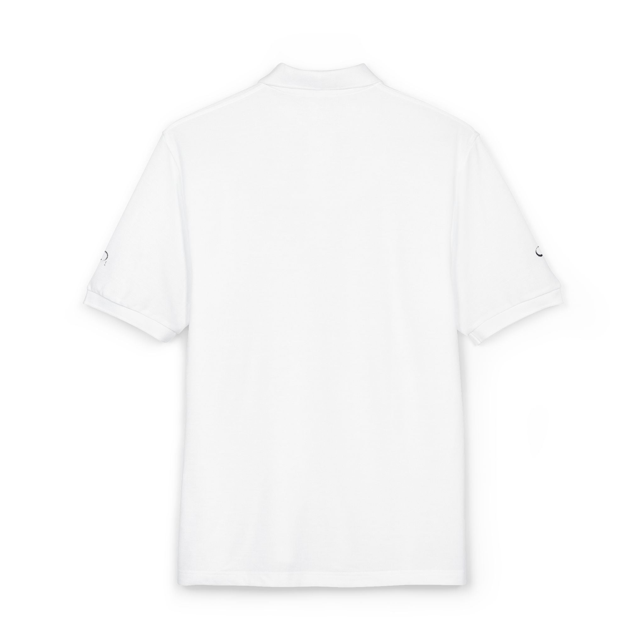 Embroidered Gold Flag Polo — Classic Golf & Casual Shirt