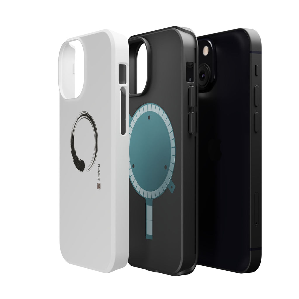 Zen Brush Enso Phone Case — Magnetic Impact‑Resistant Protection