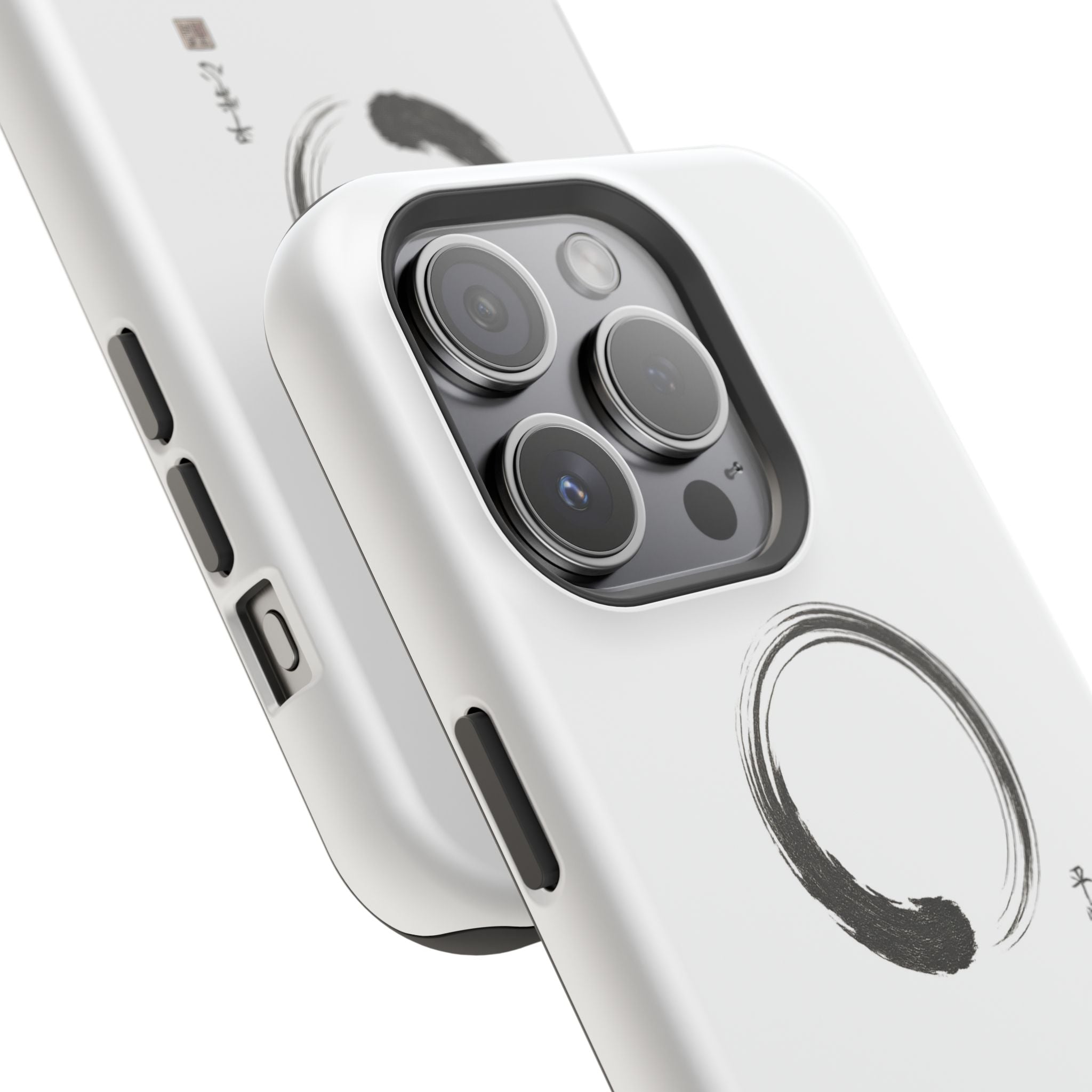 Zen Brush Enso Phone Case — Magnetic Impact‑Resistant Protection