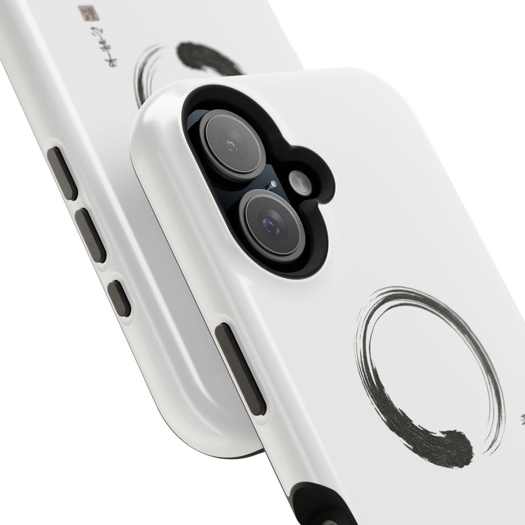 Zen Brush Enso Phone Case — Magnetic Impact‑Resistant Protection