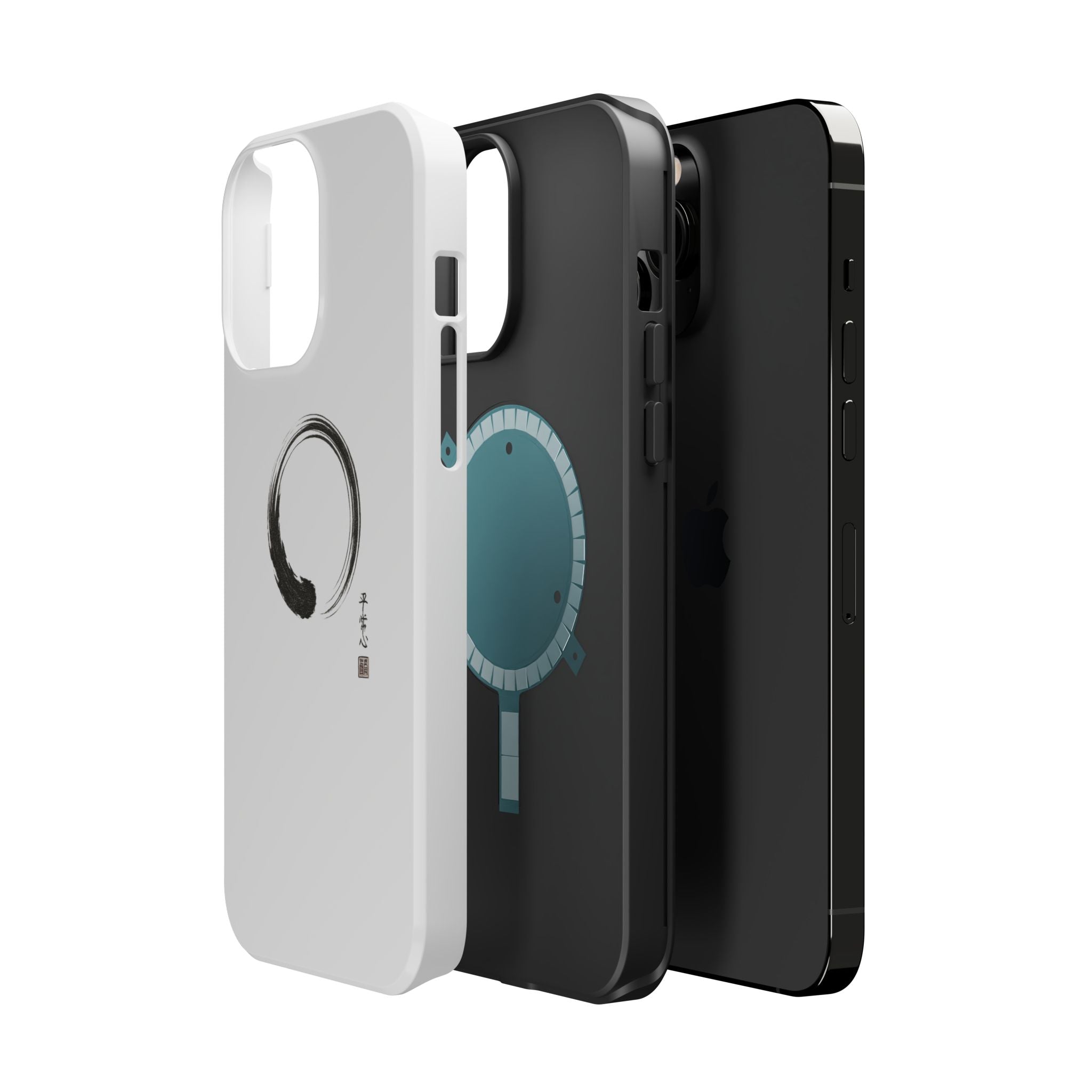 Zen Brush Enso Phone Case — Magnetic Impact‑Resistant Protection