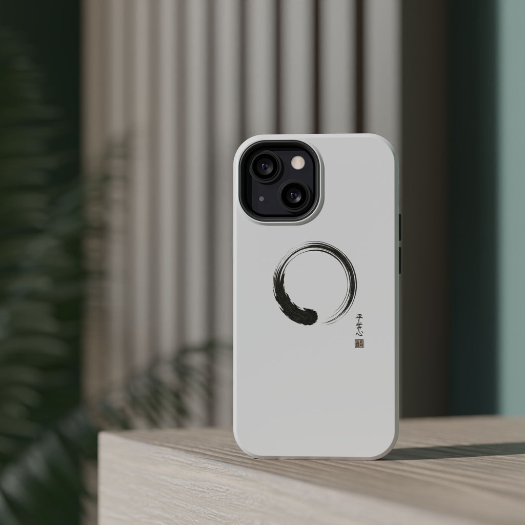 Zen Brush Enso Phone Case — Magnetic Impact‑Resistant Protection